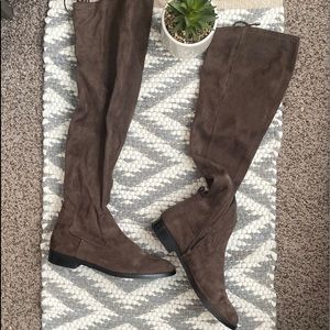 Brown Over the Knee Kenneth Cole Reaction Boots